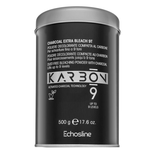Echosline Karbon 9 Dust-Free Bleaching Powder with Charcoal Plaukų priemonė Moterims