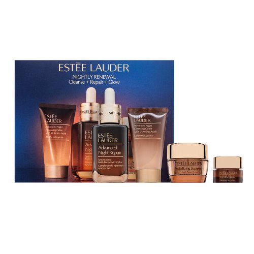 Est&eacute;e Lauder Nightly Renewal Cleanse + Repair + Glow 50 ml + 30 ml + 15 ml +5 ml Veido prausiklis Moterims