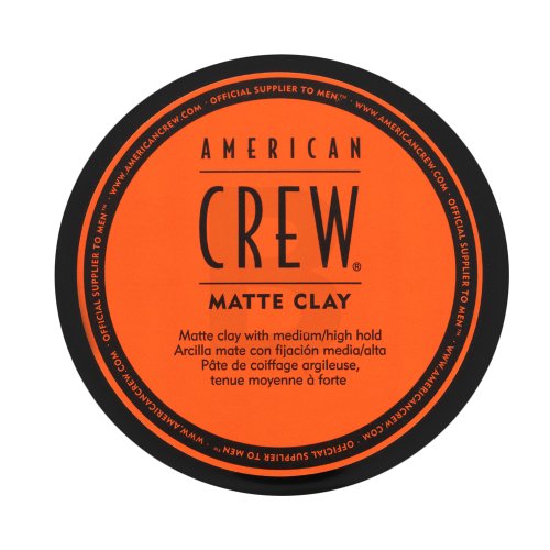 American Crew Strong fixing paste with a matte effect (Matte Clay) 85 g atstatomoji plaukų priežiūros priemonė