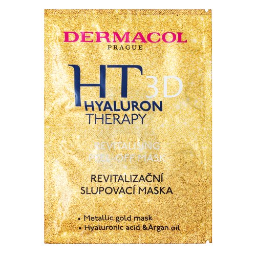 Dermacol 3D Hyaluron Therapy Revitalising Peel-Off Veido kaukė Veido kaukė nuo rauk&scaron;lių Moterims