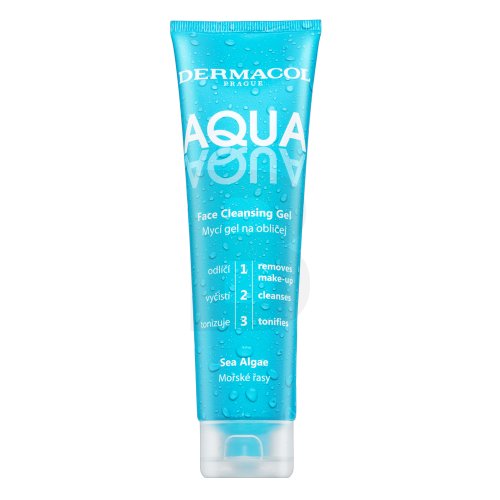 Dermacol Aqua Face Cleansing Gel Gelinis prausiklis Valomasis veido gelis Moterims