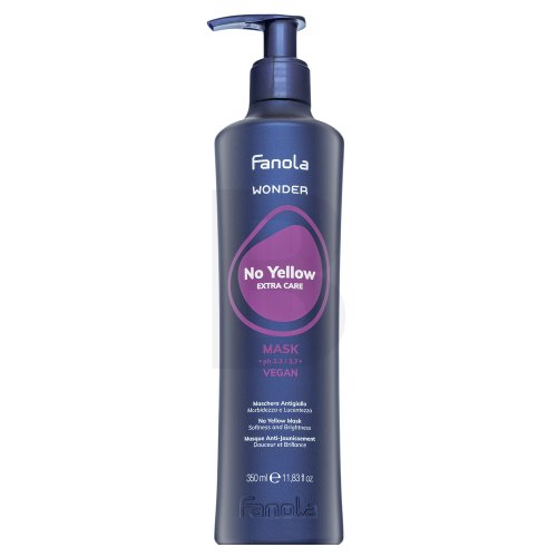 Fanola Wonder No Yellow Mask Plaukų kaukė Plaukų kaukė su pigmentais Unisex