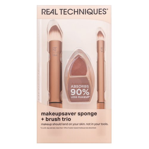 Real Techniques Real Techniques Makeupsaver Sponge + Brush Trio