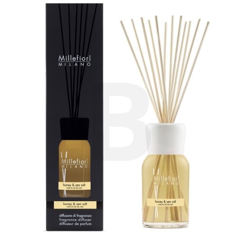 Millefiori Milano Millefiori Milano Fragrance Diffuser Honey & Sea Salt 500 ml namų kvapas