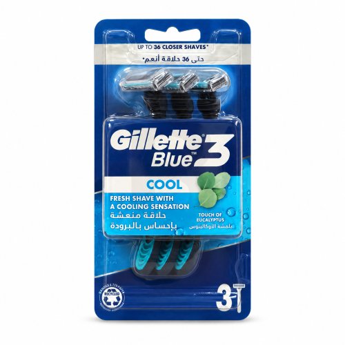 Gillette Blue3 Cool 3 pcs