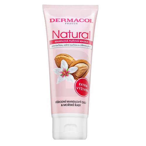 Dermacol Natural Almond Face Mask Veido kaukė Kreminė veido kaukė Moterims