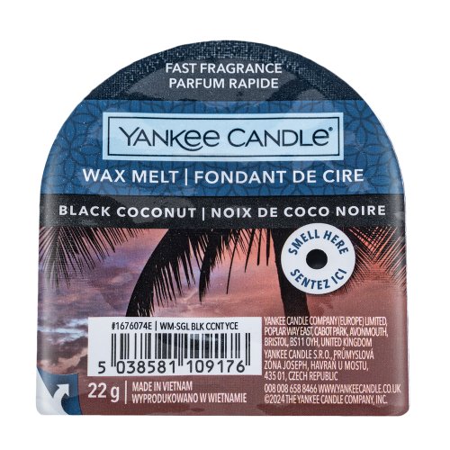 Yankee Candle Yankee Candle Black Coconut 22 g namų kvapas