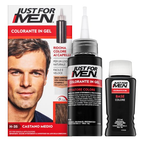 Just For Men Just For Men Gel Color H35 Medium Brown Just For Men Just For Men Gel Color H35 Medium Brown