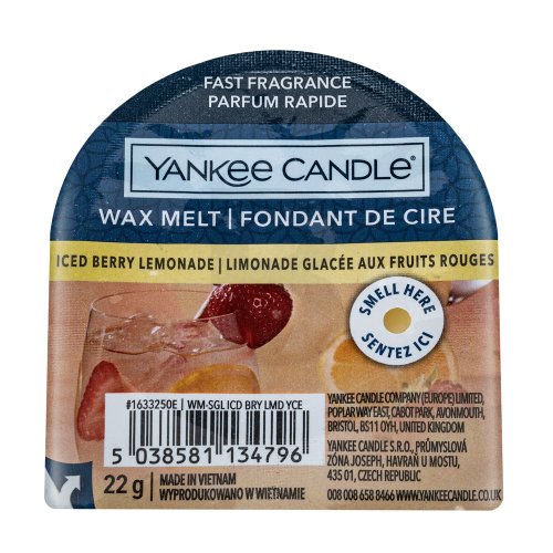 Yankee Candle Yankee Candle Iced Berry Lemonade 22 g namų kvapas