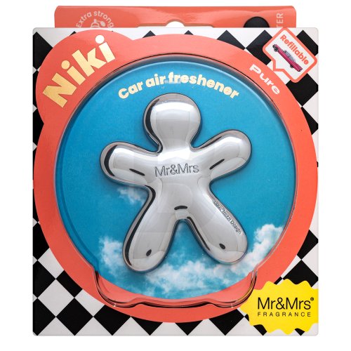 Mr&Mrs Fragrance Mr&Mrs Fragrance Niki Car Air Freshener Pure namų kvapas