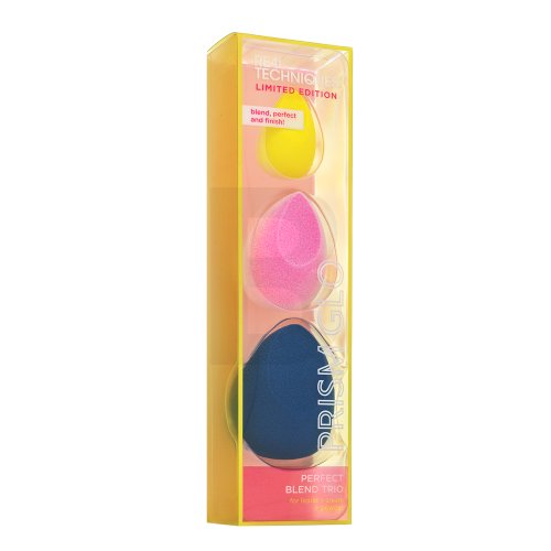 Real Techniques Prism Glo Perfect Blend Trio Aplikatorius Makiažo aplikatorius Moterims