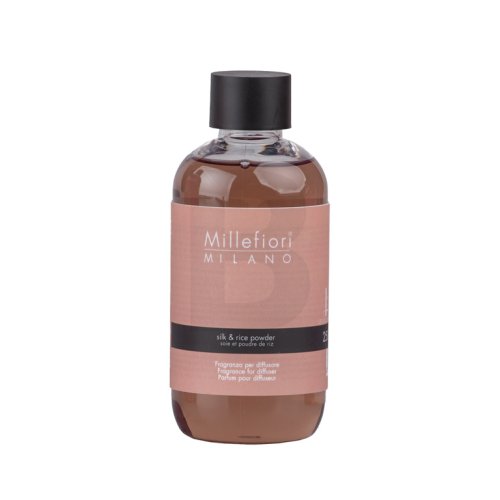 Millefiori Milano Millefiori Milano Fragrance Diffuser Silk & Rice Powder Refill 250 ml namų kvapas