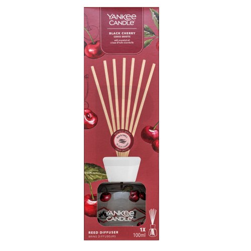 Yankee Candle Yankee Candle Reed Diffuser Black Cherry 100 ml namų kvapas