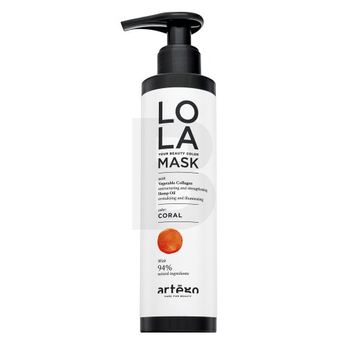 Art&egrave;go Lola Your Beauty Colour Mask Coral Plaukų priemonė