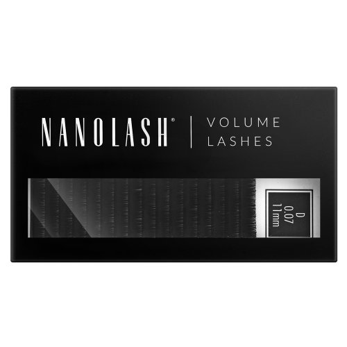 Nanolash Volume Lashes 0.07 D 11 mm Dekoratyvinė kosmetika