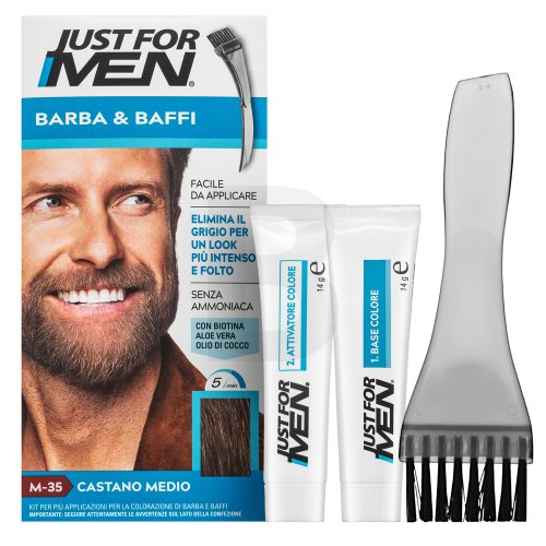 Just For Men Just For Men Moustache & Beard Color M35 Medium Brown Just For Men Just For Men Moustache & Beard Color M35 Medium Brown