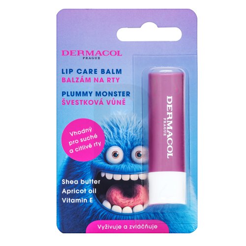 Dermacol Lip care Balm Plummy Monster Lūpų balzamas Unisex