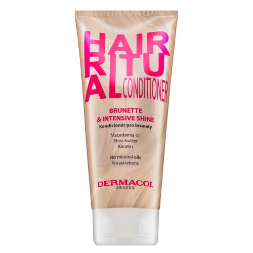 Dermacol Hair Ritual Brunette & Intensive Shine Conditioner Plaukų kondicionierius Moterims
