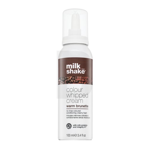 Milk Shake Tinted leave-in mousse (Color Whipped Cream) 100 ml Warm Brunette atstatomoji plaukų priežiūros priemonė