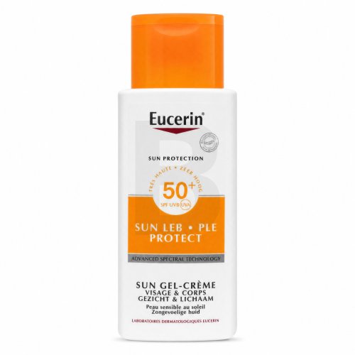 Eucerin Sun Protection SPF50+ Sun LEB PLE Protect Sun Gel-Cr&eacute;me Kūnui