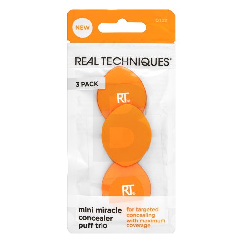 Real Techniques Mini Miracle Concealer Puff Aplikatorius Makiažo aplikatorius Moterims