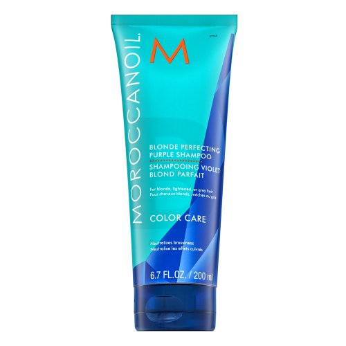 Moroccanoil Color Care Blonde Perfecting Purple Shampoo Plaukų &scaron;ampūnas &Scaron;ampūnas &scaron;viesintiems plaukams Moterims