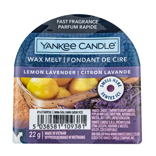 Yankee Candle Yankee Candle Lemon Lavender 22 g namų kvapas