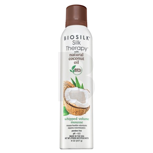 Farouk Systems Biosilk Silk Therapy Organic Coconut Oil Whipped Volume Mousse Plaukų putos Moterims