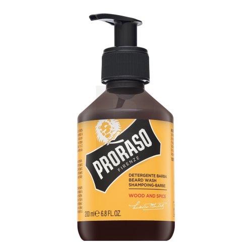 PRORASO Wood & Spice Beard Wash Barzdos prausiklis Barzdos &scaron;ampūnas Vyrams