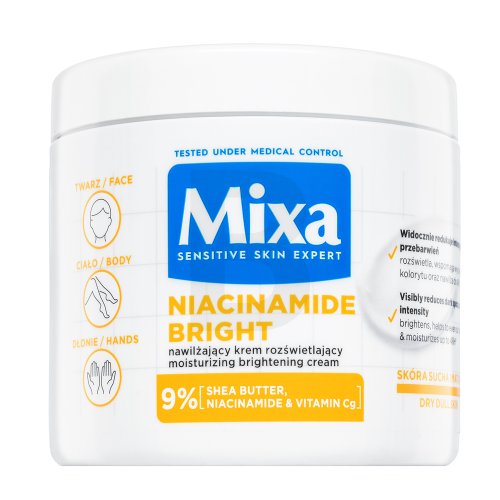Mixa Niacinamide Bright Moisturising Anti-Dark Spot Cream Kūnui Moterims
