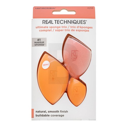 Real Techniques Ultimate Sponge Trio Aplikatorius Makiažo aplikatorius Moterims