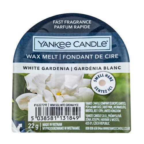 Yankee Candle White Gardenia 22 g 22 namų kvapas