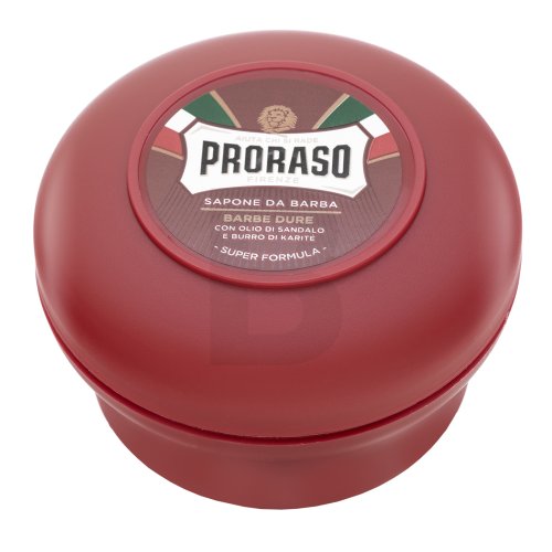 PRORASO Red Shaving Soap In A Jar Skutimosi putos Vyrams