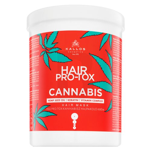 Kallos Cosmetics Hair Pro-Tox Cannabis 1000ml plaukų kaukė