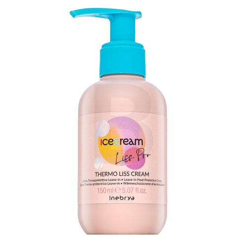 Inebrya Ice Cream Liss Pro Thermo Liss Cream Nenuplaunama plaukų priežiūros priemonė Dekoratyvinė kosmetika Unisex