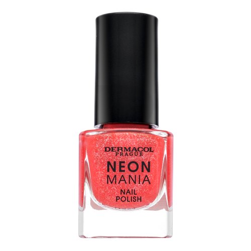 Dermacol Neon Mania Nail Polish 7 Coral Sunset Nagų lakas Moterims