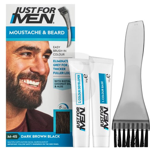 Just For Men Just For Men Moustache & Beard Color M45 Dark Brown Black Just For Men Just For Men Moustache & Beard Color M45 Dark Brown Black