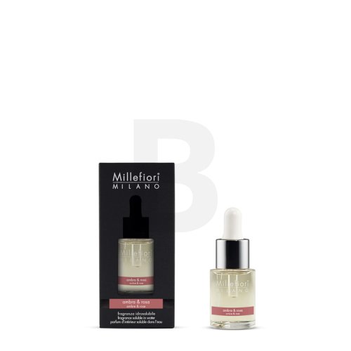 Millefiori Milano Millefiori Milano Fragrance Soluble in Water Ambra & Rosa 15 ml namų kvapas