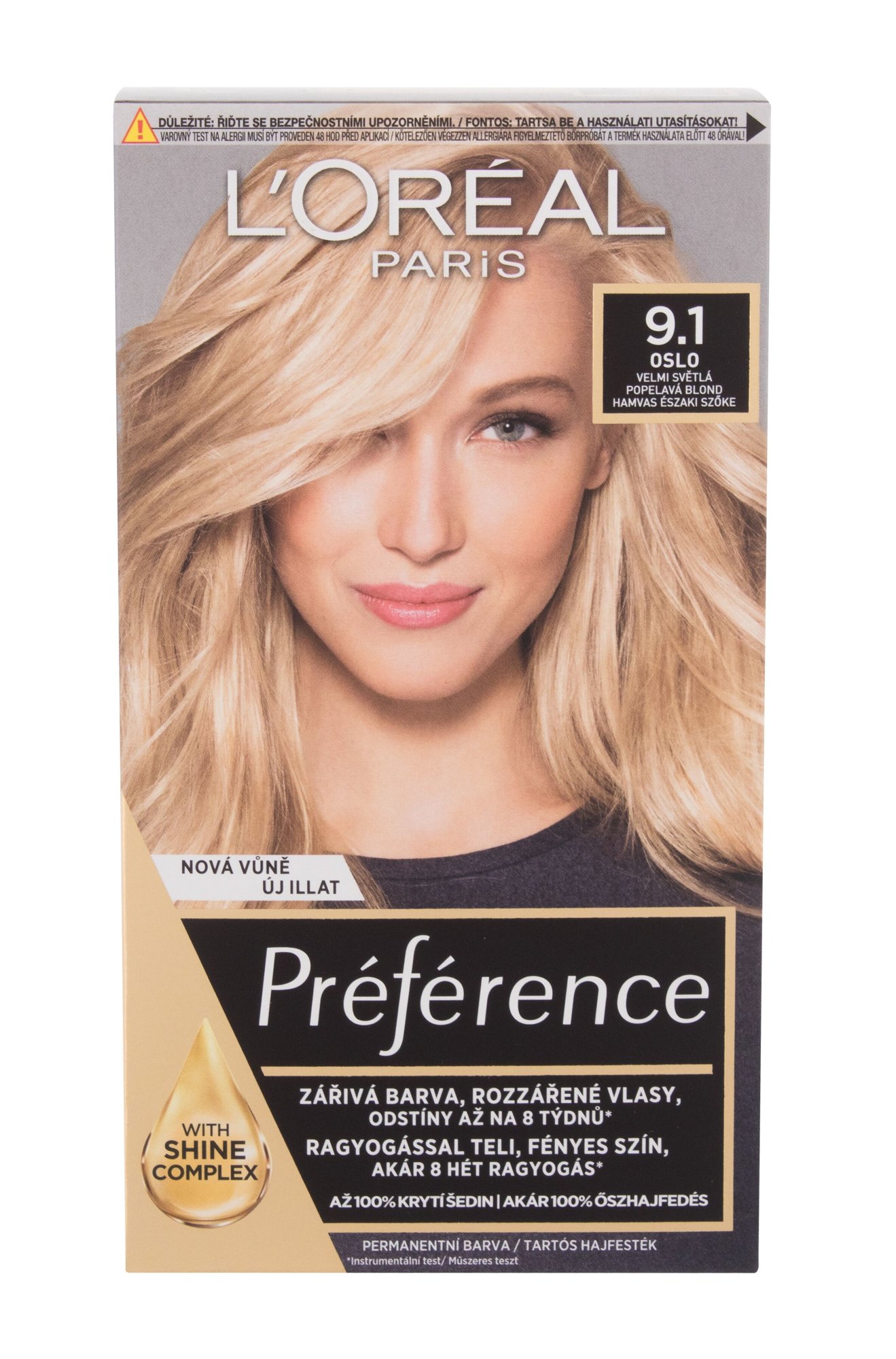 L´Oréal Paris Préférence 60ml moteriška plaukų priemonė (Pažeista pakuotė)