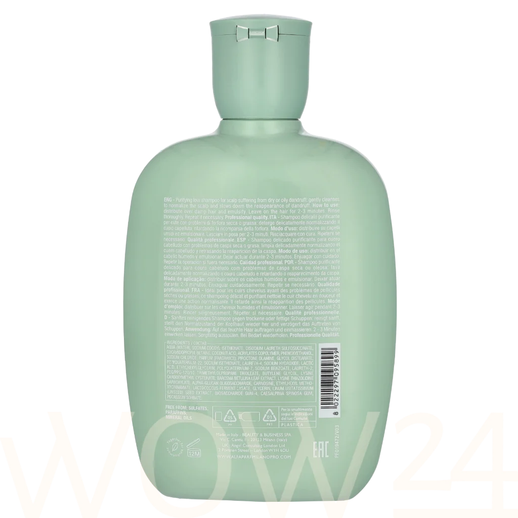 Alfaparf Alfaparf Semi Di Lino Scalp Rebalance Purifying Shampoo 250 ml &scaron;ampūnas