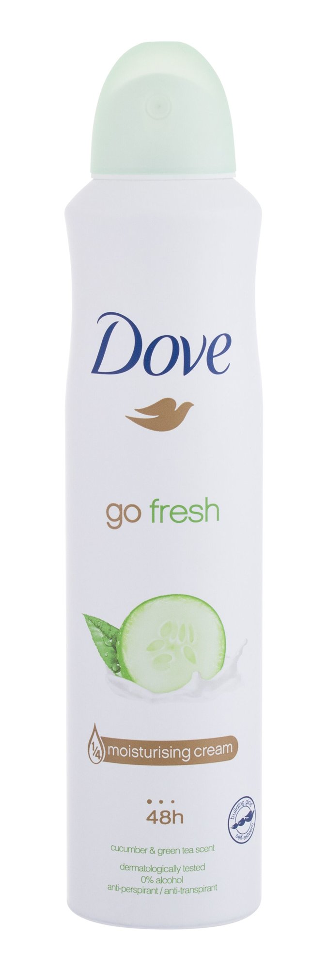 Dove Go Fresh Cucumber & Green Tea 250ml antipersperantas (Pažeista pakuotė)
