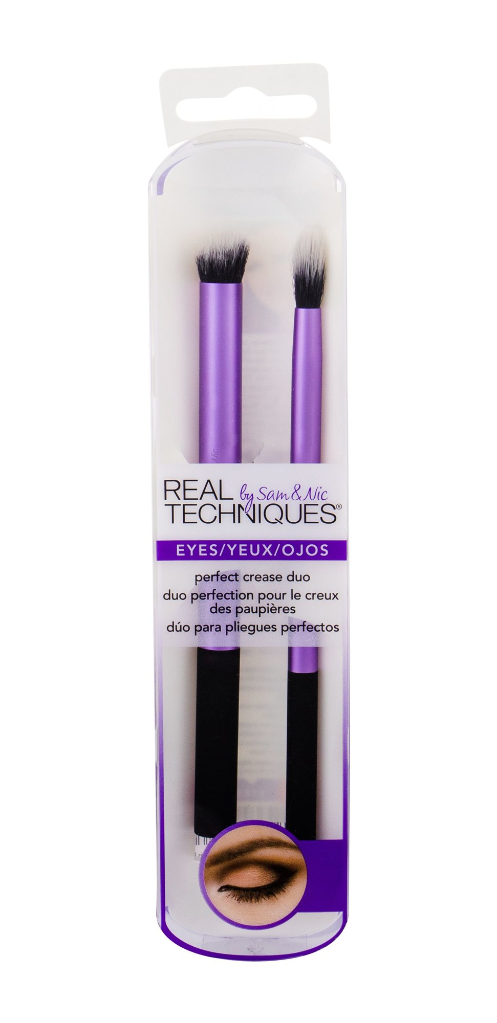Real Techniques Brushes Eyes Perfect Crease teptukas