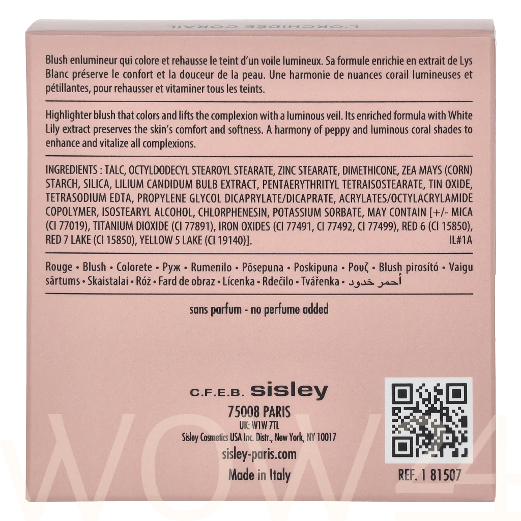 Sisley Sisley Highlighter Blush L'Orchidee 15 g NI&Scaron;INIAI veido kosmetika