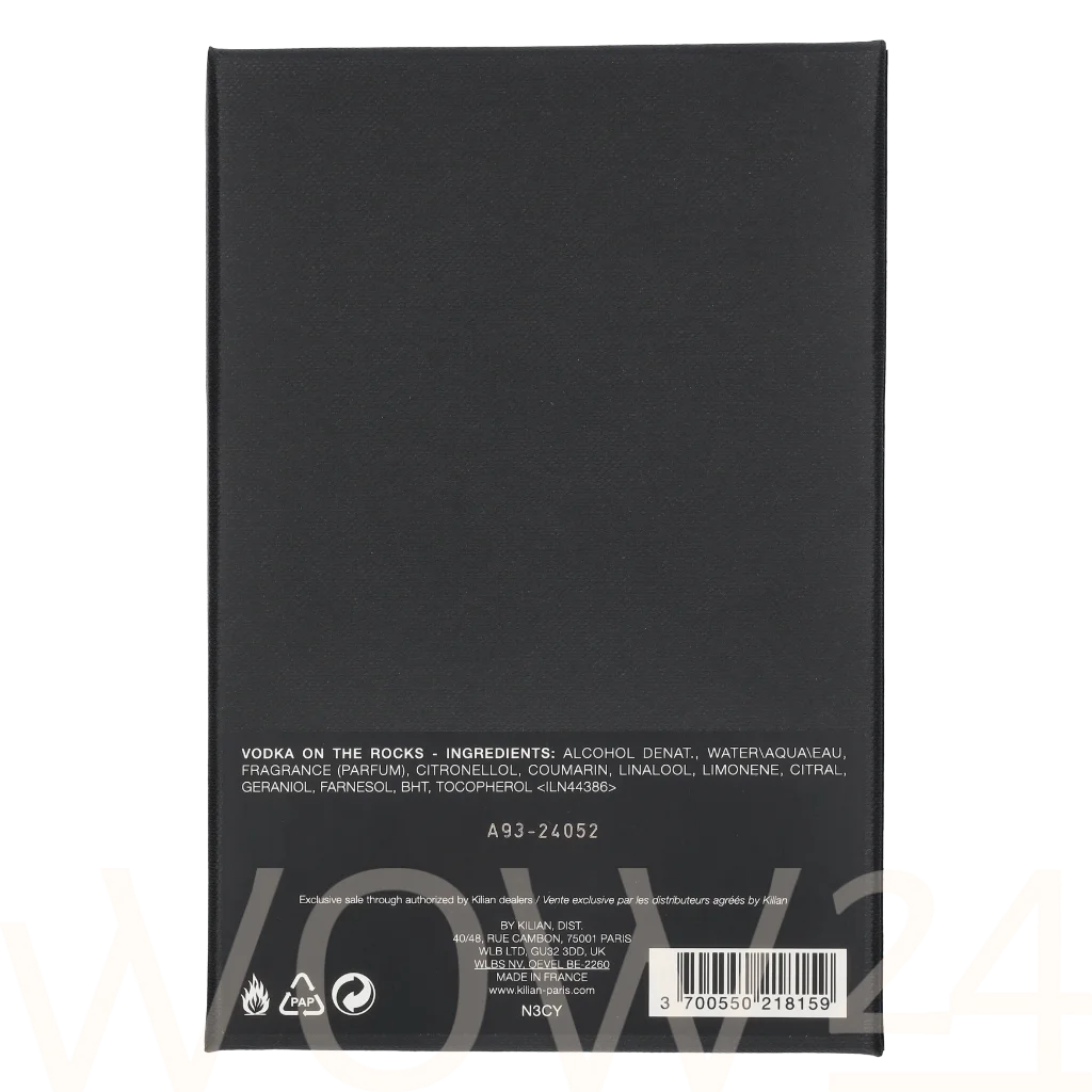 Kilian Kilian Vodka On The Rocks Edp Spray 50 ml kvepalai Unisex EDP