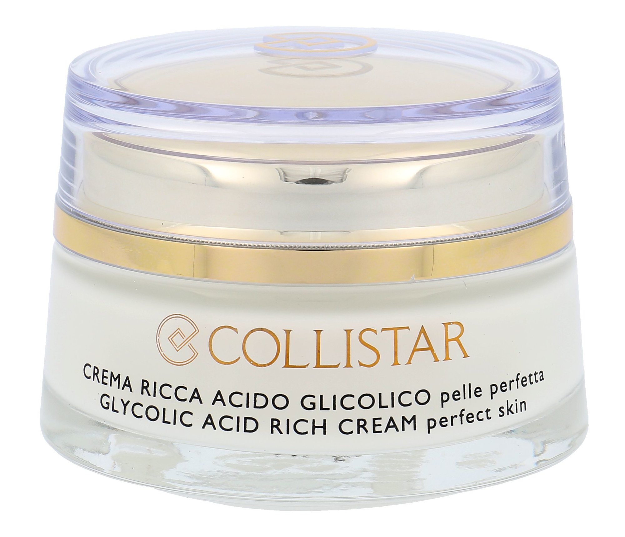 Collistar Pure Actives Glycolic Acid Rich Cream 50ml dieninis kremas (Pažeista pakuotė)