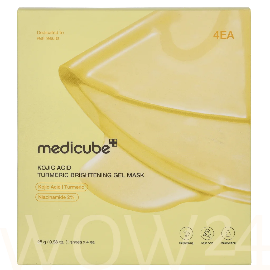 Medicube Medicube Kojic Acid Turmeric Brightening Gel Mask 4-Pack 112 g Vyrams