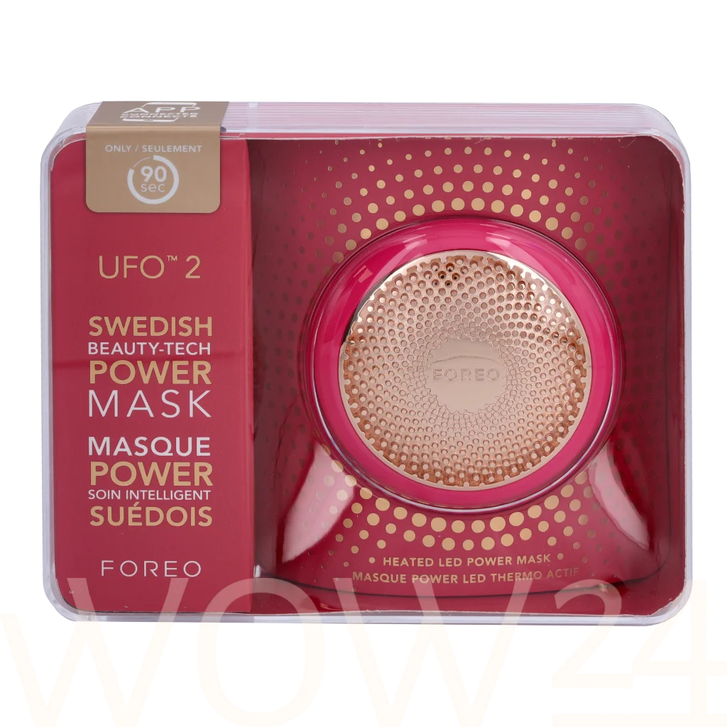 Foreo Foreo Ufo 2 Power Mask & Light Therapy - Fuchsia 1 piece veido valymo prietaisas
