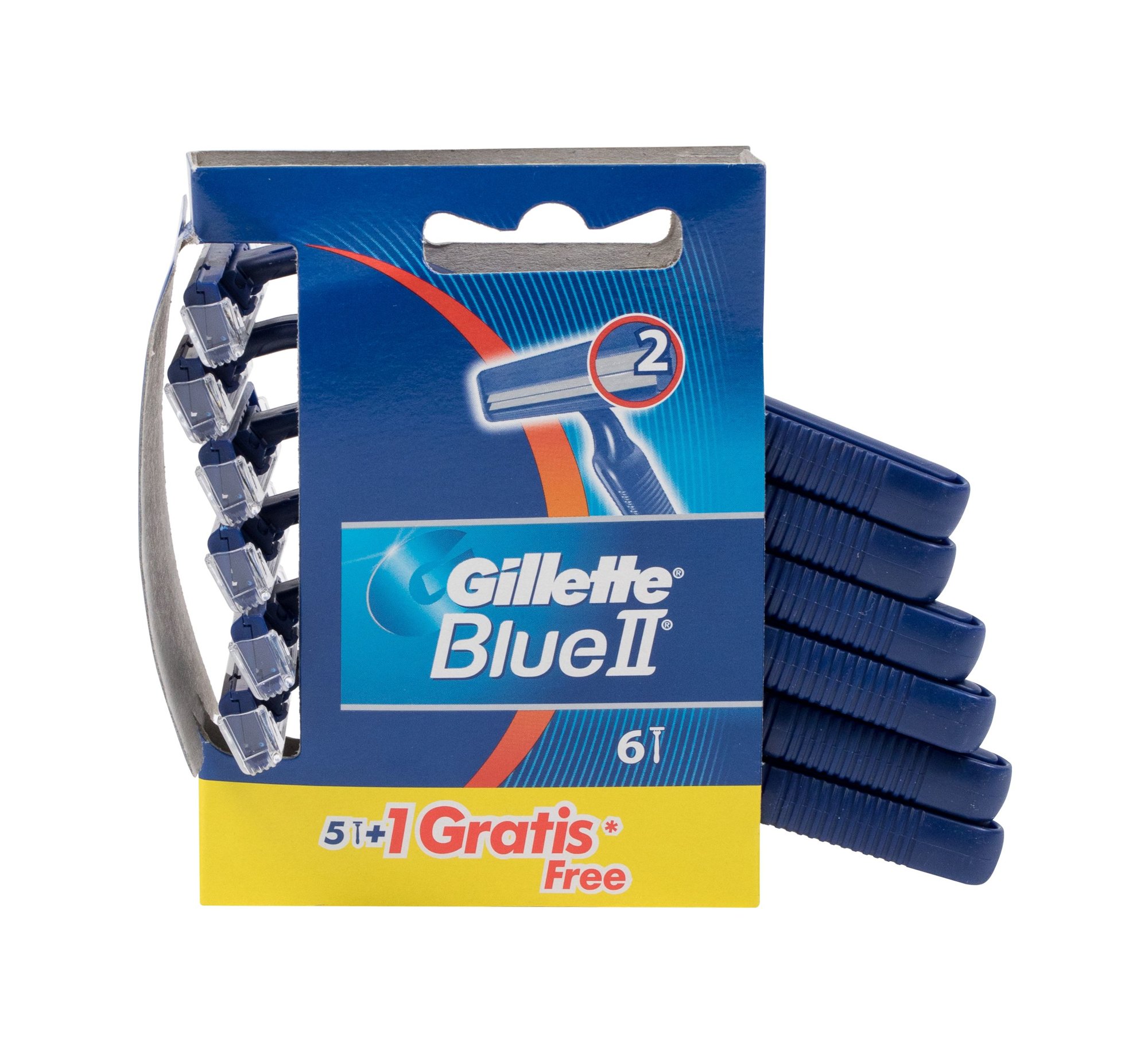 Gillette Blue II 6vnt skustuvas