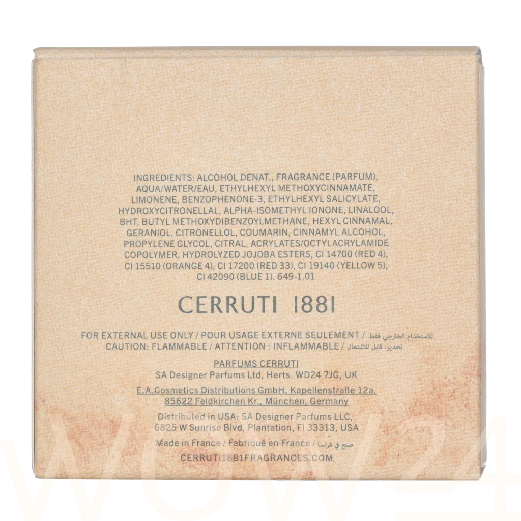 Cerruti Cerruti 1881 Pour Femme Edt Spray 30 ml kvepalai Moterims EDT