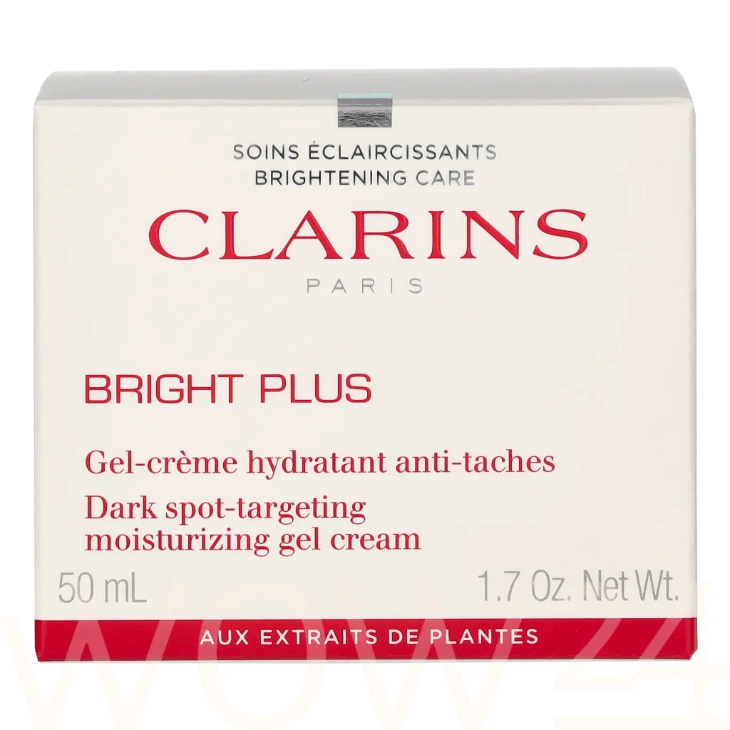 Clarins Bright Plus Dark Spot-Targeting Gel Cream Dieninis kremas Dieninis veido kremas Moterims